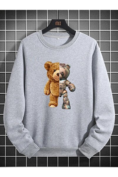 EYAX MODA Crew Neck Oversize Unisex Sweatshirt