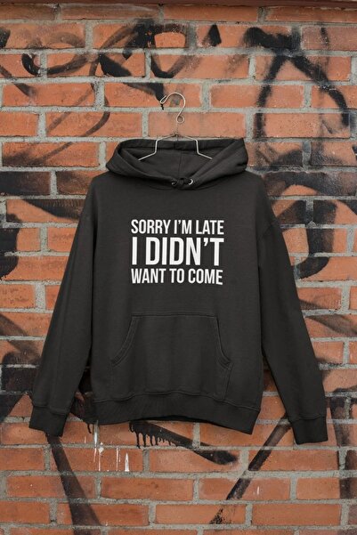EYAX MODA Unisex Printed Hooded Sweatshirt
