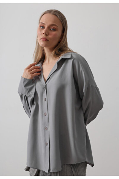endimor Wide Cuff Detailed Shirt