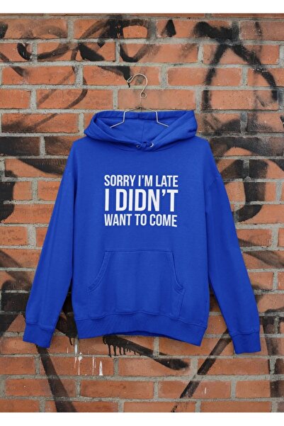EYAX MODA Unisex Printed Hooded Sweatshirt