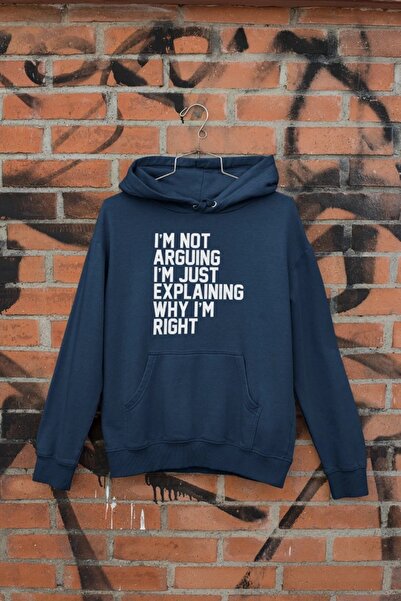 EYAX MODA Unisex Printed Hooded Sweatshirt