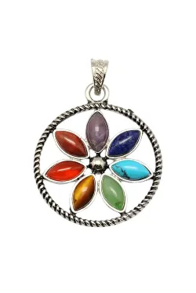 GemSale Chakra Pendant and Flower of Life