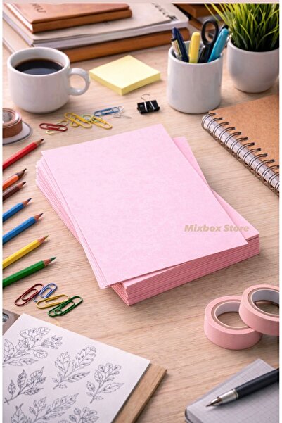 Mixboxstore Pembe Renk A5 Kağıt 1 Adet – 80gr Kaliteli