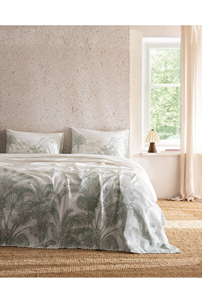 Madame Coco طقم أروبا مفرد مصنوع من القطن بنسبة 100% مطبوع بنقشة كاردي - كاكي