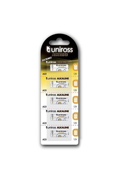 Uniross Set de 5 baterii alcaline, Uniross, A23/23A, 12 V