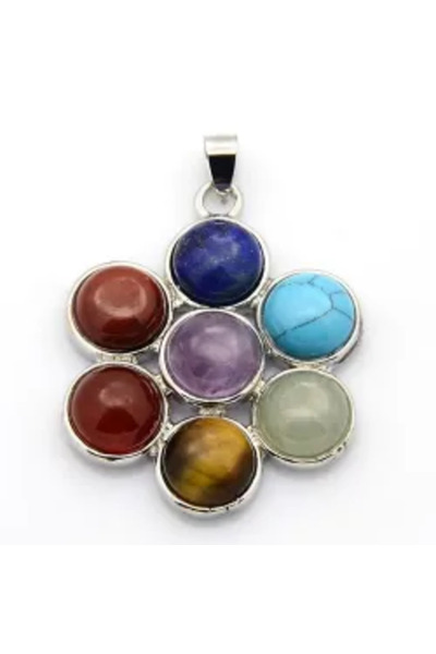 GemSale Chakra Pendant and Flower of Life