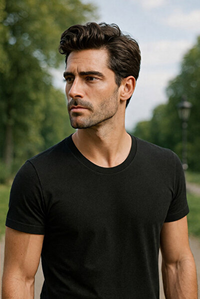 Masimar Ανδρικό βαμβακερό αθλητικό μπλουζάκι με στρογγυλή λαιμόκοψη Καλοκαιρι...