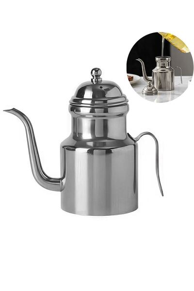 handanca Mini Boy Komple 304 Çelik Silver 310 ml Yağdanlık Sosluk ve Sirkelik...