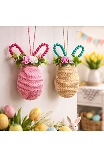 ZanaCasei Ou de Paște cu mărgele colorate 14cm