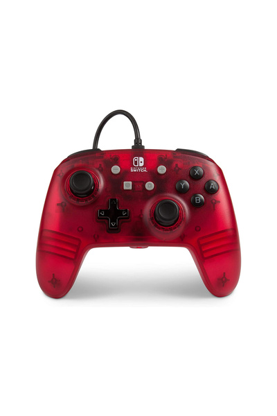 Powera Enhanced Wired Controller for Nintendo Switch - Red Frost