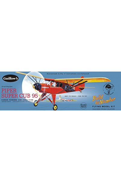 Guillow Model de avion cu zbor liber Guillows PIPER SUPER CUB 95 KIT (508 mm)
