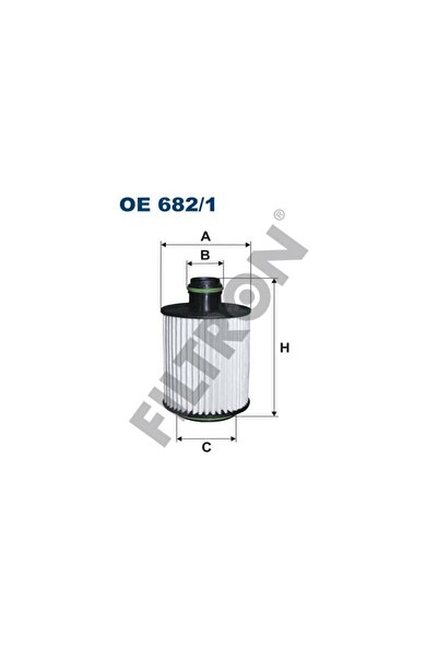 Filtron فلتر زيت OE682/1 لسيارات أوبل AST.J COM.D COR.D INS MER.B وشيفروليه أ...