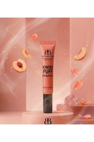 The Beauty Band Powder Puff Çok Amaçlı Likit Allık & Ruj - Dark Peach