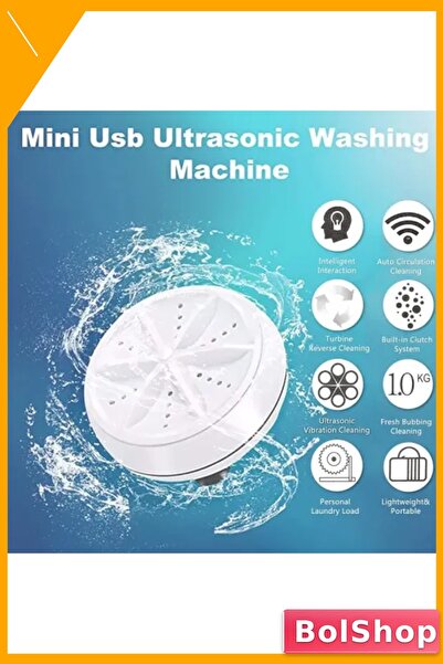 USB ile Çalışan Ultrasonik Seyahat Çamaşır Temizleyici