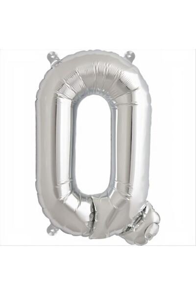 Shop Carnaval Q Letter Foil Balloon, Silver Color, 41 cm, 1 pc