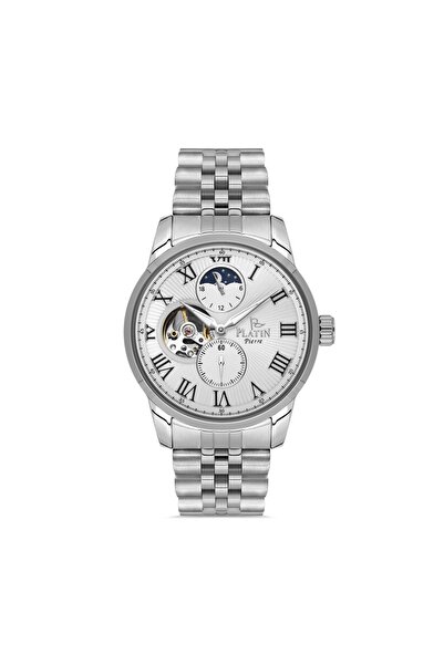 Platin Pierre Sa-Pl-1164Ga-A1 Steel Cord Functions Active Automatic Men's Wri...