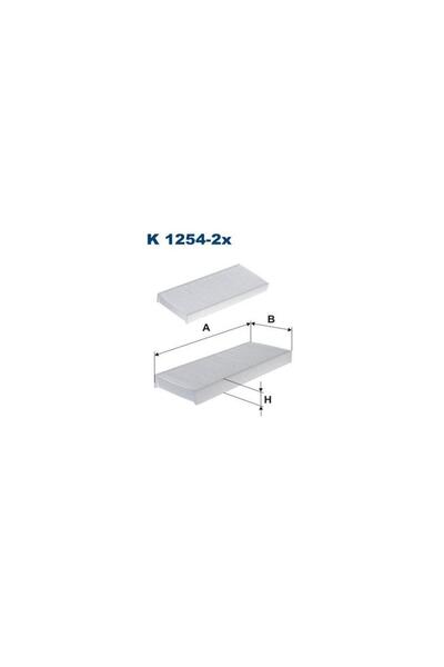 Filtron K1254-2X فلتر غبار لنيسان NP300 نافارا باثفايندر 87-