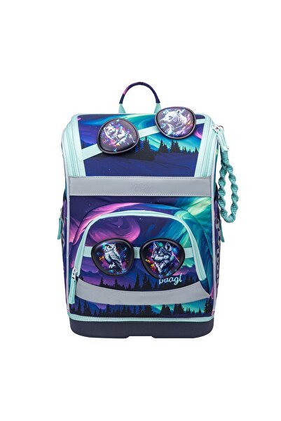 Baagl Ghiozdan școlar Zippy Plus Aurora, fete, ergonomic, buzunar termic, 21L...