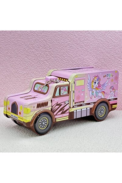 Livava Μεταλλικός κουμπαράς φορτηγού με φιγούρα κοριτσιού νεράιδας - Παιδικό ...