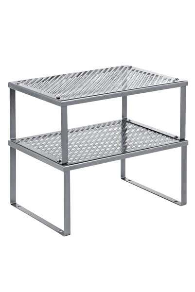 Songmics Home Set de 2 rafturi de depozitare, Songmics, argintiu