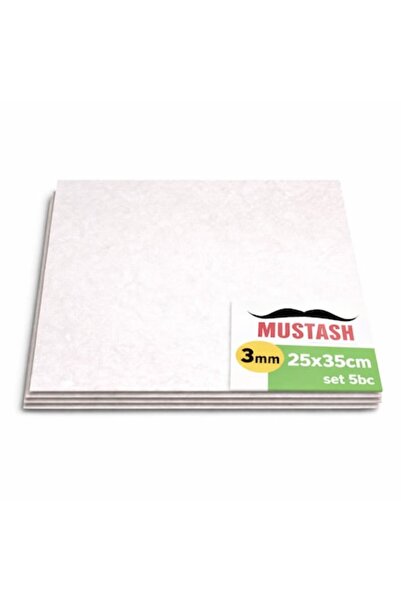 Mustash Carton rigid pentru legători, 3 mm, 17.5x25 cm, set de 5 bucăți