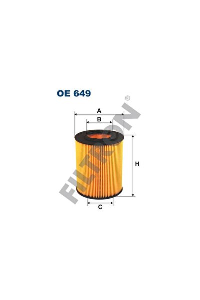 Filtron فلتر زيت OE649 لسيارات BMW E36 38 39 46 53 60 61 65 66 85 86 90-