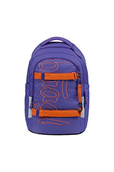 Baagl Rucsac școlar Skate Max Orange, fete, ergonomic, spate reglabil, 31L, 4...