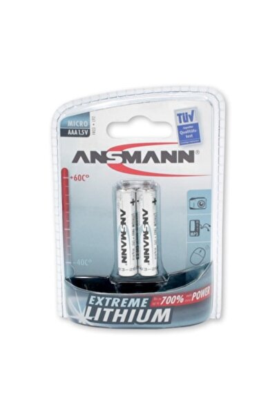 ANSMANN Baterii cu litiu AAA, R3, Blister cu 2 bucăți