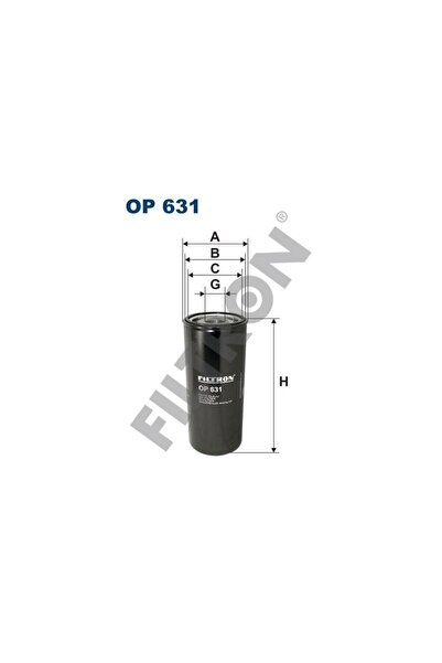 Filtron Op631 Lkw Rvi Volvo Oil Filter