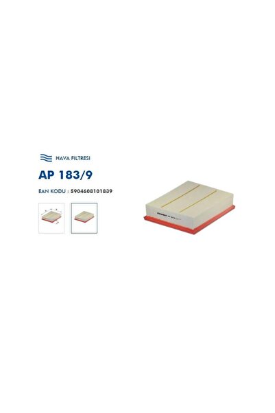 Filtron Ap183/9 Vag A1 Po5 Ibiza5 14- Air Filter