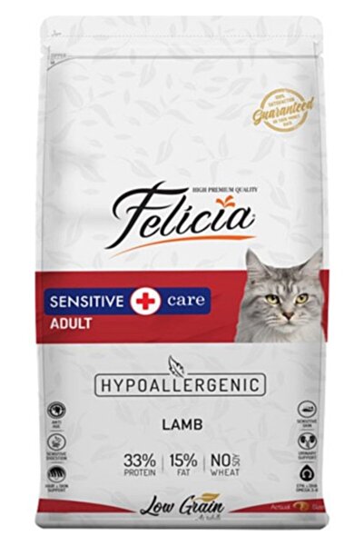 Felicia Sensitive Care Yetişkin Kedi Maması Kuzu Etli 12KG