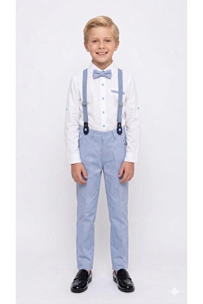 Terry Boy's Bow Tie Suspender Suit – 62181