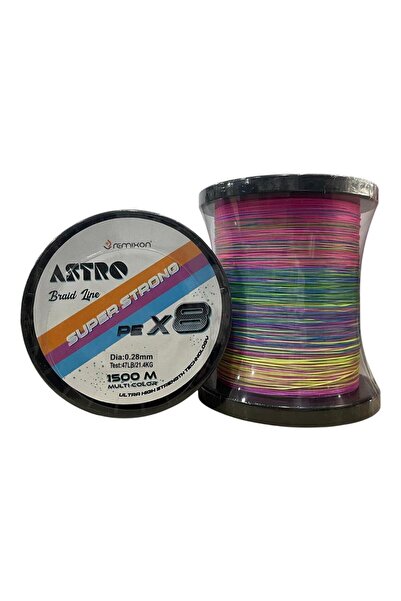 Remixon Astro 8X 1500mt 0.28mm 3.0PE İp Misina Multi Color