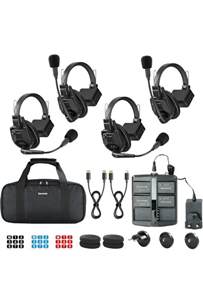 Saramonic WiTalk9 SE-4S 4-Person Full-Duplex Wireless Intercom System