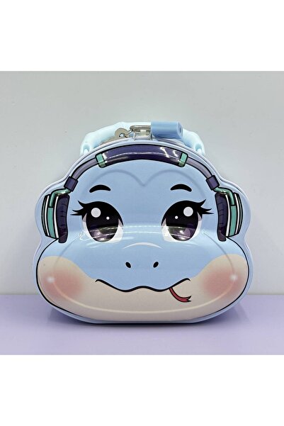 Livava حصالة نقود معدنية على شكل ثعبان لطيف - صندوق توفير للأطفال مع قفل ومفت...