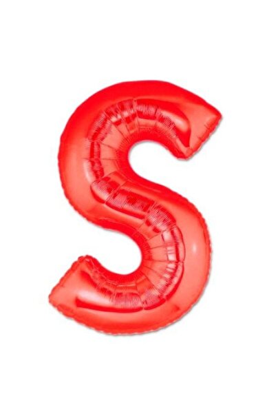 Shop Carnaval Μπαλόνι foil, Γράμμα S, Κόκκινο χρώμα, 41 εκ., 1 τεμάχιο