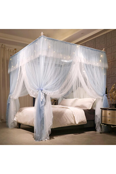 OEM Baldachin ALB imponent pentru dormitorul sau camera de joacă a fetelor, 2...