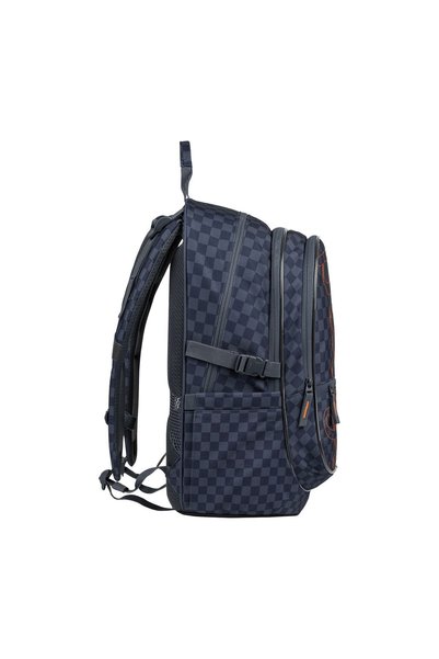 Baagl Set rucsac școlar 5 piese: Rucsac, Penar, Sac, Borsetă, Husă laptop, Core Ska Gri, băieți, 25L, Gri