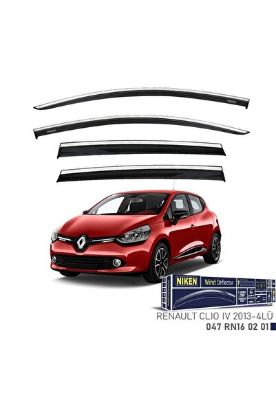 Niken Renault Clio 4 Cam Rüzgarlığı Kromlu 2013- 4'Lü