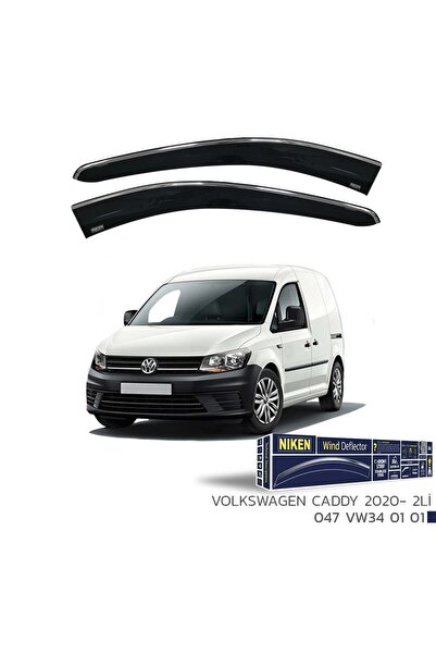 Niken VW Caddy Cam Rüzgarlığı Kromlu 2020- 4'Lü