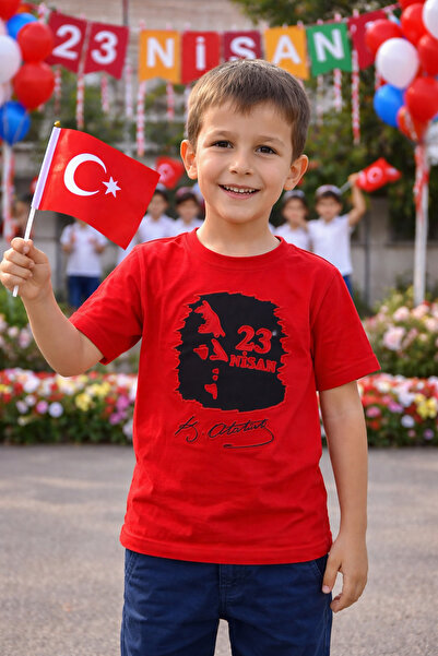 Jaju Baby Παιδικό μπλουζάκι με στάμπα 23 Απριλίου – Αγόρια/Κορίτσια – Μπλουζά...