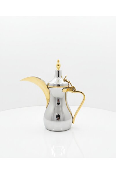 SQUALO Gold Line Silver Coffee Pot 0.35 Lt Modern