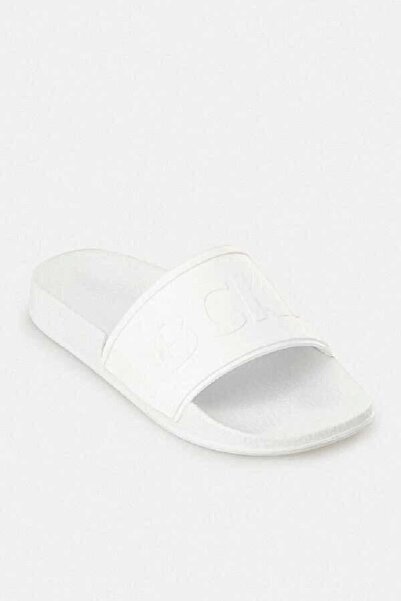 Boris Becker Papuci Colon de culoare albă cu logo imprimat