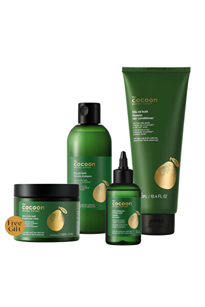 The Cocoon Original Vietnam Pomelo Total Hair Defense Set Shampoo Conditioner...