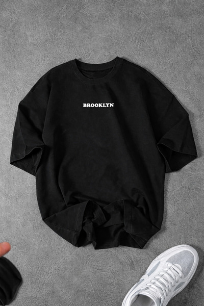 Revasser Unisex Ανδρικό/Γυναικείο μπλουζάκι BROO με ειδική στάμπα κειμένου, υ...