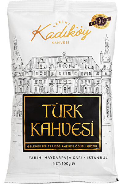 Tarihi Kadıköy Kahvesi Premium Geleneksel Türk Kahvesi 100g – Taze Kavrulmuş,...
