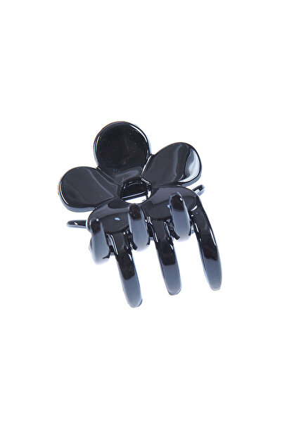 Meli Melo Paris Cleste de par negru cu floare