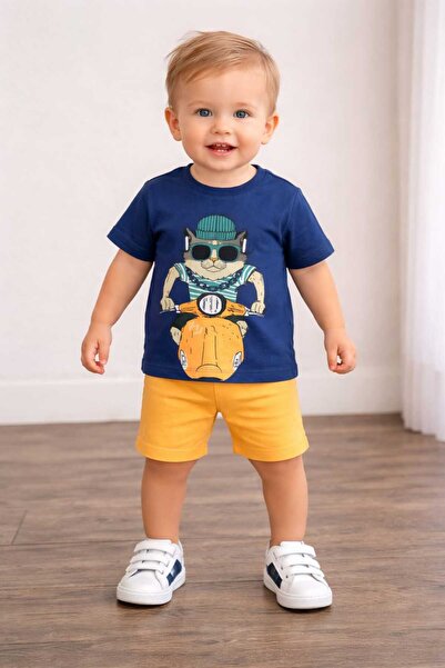 MİNİSHOOW Summer Men's Bottom-Top Set