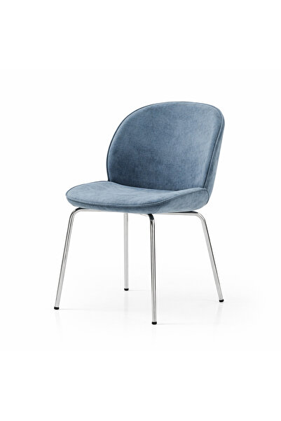 DENGEMA S65 SANDALYE ISKT : KROMAJ GVD : RIOMA18 TURKUAZ