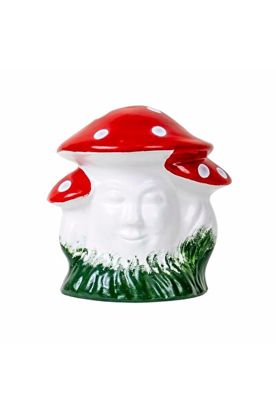 FOXMAG24 Διακοσμητικό κεραμικό μανιτάρι για τον κήπο, 25x25 εκ.